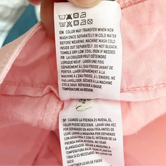 American Eagle Mens 30 Next Level Flex Chino Shorts Light Pink Preppy Classic - Picture 9 of 9